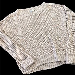 Cloudchaser distressed sweater